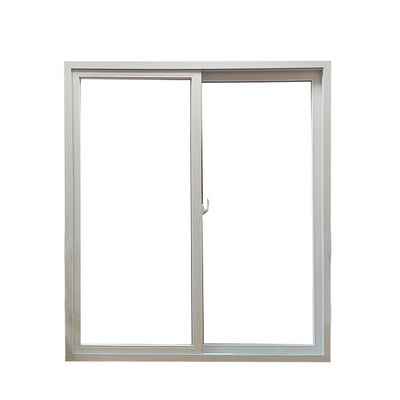 Porte UPVC imperméable à l'eau et au vent Porte coulissante en verre PVC avec style ouvert coulissant