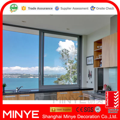 Style de design postmoderne Fenêtres en verre à l'ombre du soleil avec profilé d'aluminium standard 6063-T5