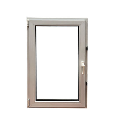 OEM personnalisé Upvc Tilt Tour Windows pour la maison coulissante fenêtre en PVC de profil fixe