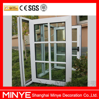 Épaisseur de profil personnalisable de 1,4 mm fenêtre d'impact en aluminium à double vitrage pour maison