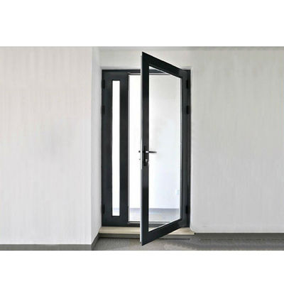 Porte en aluminium avec une résistance au son de 30 à 40 dB et une résistance au vent jusqu'à 4500 PA