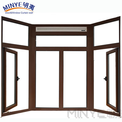 Hardware Grand vitrine Aluminium Vitrine en verre Dernière conception avec ouverture horizontale