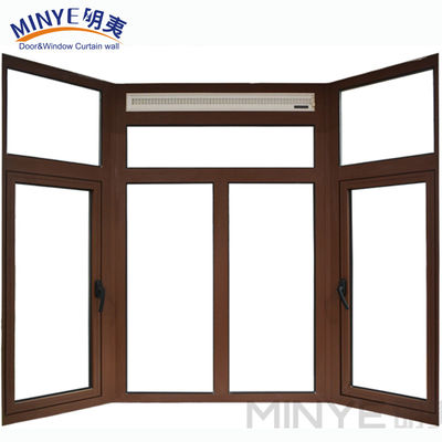 Hardware Grand vitrine Aluminium Vitrine en verre Dernière conception avec ouverture horizontale