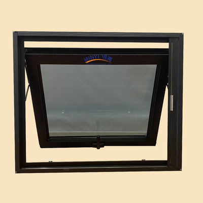 fenêtres en verre double trempé taille standard de fenêtre de salle de bain pour profil aluminium
