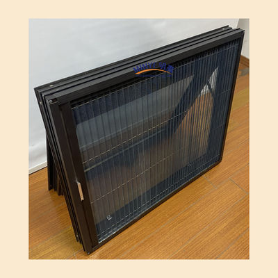 fenêtres en verre double trempé taille standard de fenêtre de salle de bain pour profil aluminium