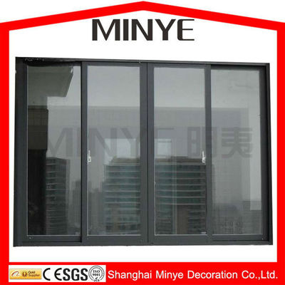 Porte coulissante à profil d'aluminium normal à l'intérieur de Shanghai avec avantage d'économie d'énergie
