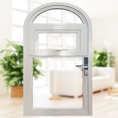Hardware allemand Design moderne Porte d'entrée en aluminium ronde