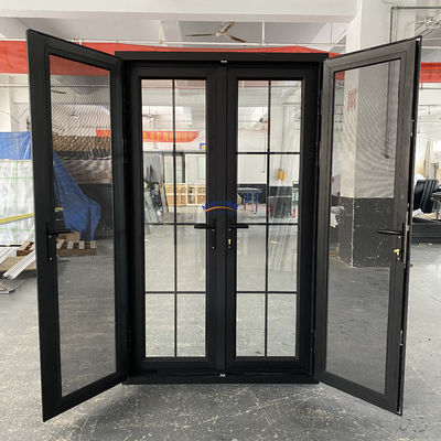 Porte en aluminium en alliage d'aluminium pour une conception moderne et un contrôle des insectes