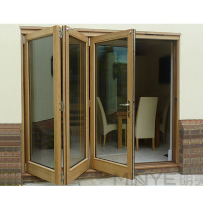 Hôtels Design moderne Armoire en aluminium Accordéon Vitre Portes bipliées avec charnière pliable