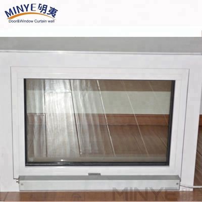 Swing Open Normal PVC Profil Couleur personnalisée UPVC/PVC fenêtres suspendues simples pivotées horizontalement