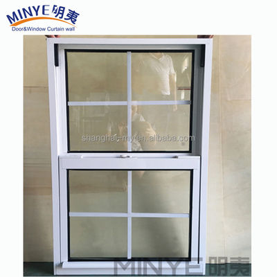 Design moderne de style européen américain fenêtres coulissantes en aluminium avec profil en aluminium
