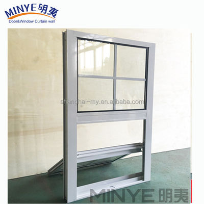Design moderne de style européen américain fenêtres coulissantes en aluminium avec profil en aluminium