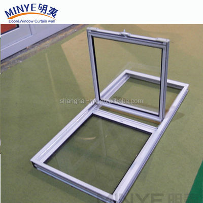Design moderne de style européen américain fenêtres coulissantes en aluminium avec profil en aluminium