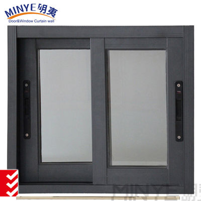Fenêtre coulissante de balcon en alliage d'aluminium avec profil de couleur personnalisé