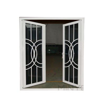 Porte d'entrée en aluminium avec finition de revêtement en PVDF
