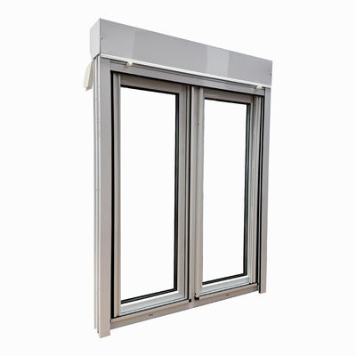 Fenêtre en PVC à profil fixe coulissante personnalisée avec fonction d'isolation thermique et volet