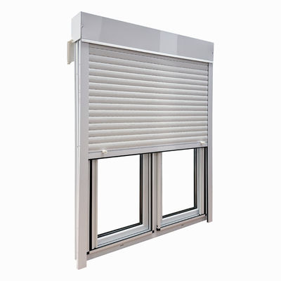 Fenêtre en PVC à profil fixe coulissante personnalisée avec fonction d'isolation thermique et volet
