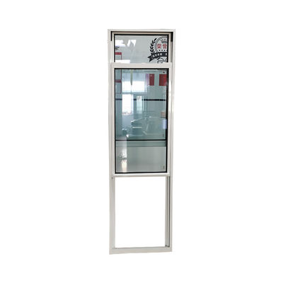Couleurs personnalisées fenêtre de décoration en aluminium avec motif d'ouverture horizontal