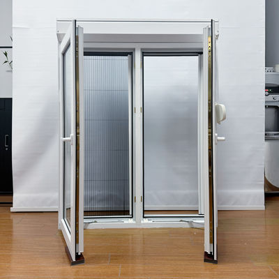 Moderne design fenêtre en PVC avec volets roulants Bonne étanchéité et haute résistance