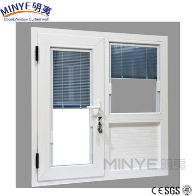 Modern Design Style fenêtres en aluminium avec écran à mouche et louvre roulant