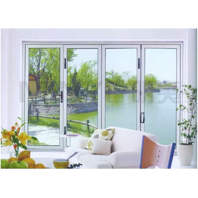 Porte coulissante en verre à profil aluminium de style France pour les besoins personnalisés