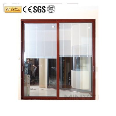 2Épaisseur du profil.0 mm Vitres coulissantes en aluminium moderne et portes pour l'intérieur