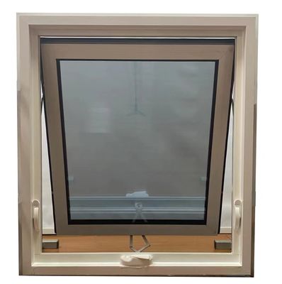 Les fenêtres en aluminium à double accrochage de Shanghai avec modèle d'ouverture verticale et OEM bienvenue
