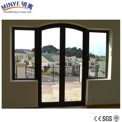 Salle de séjour Isolation thermique et froide Porte en verre en aluminium Couleur personnalisée