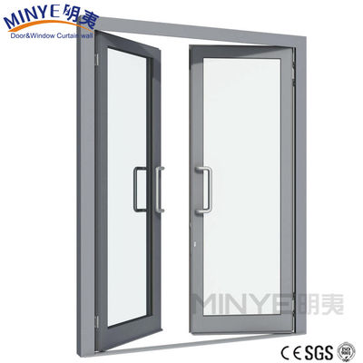 Salle de séjour Isolation thermique et froide Porte en verre en aluminium Couleur personnalisée