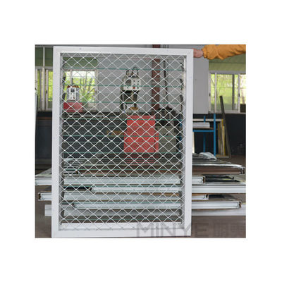 Fenêtre en aluminium avec un maillage et une ouverture horizontale personnalisables