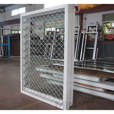 Fenêtre en aluminium avec un maillage et une ouverture horizontale personnalisables