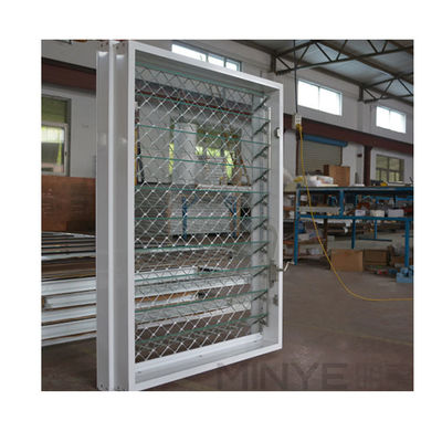 Fenêtre en aluminium avec un maillage et une ouverture horizontale personnalisables
