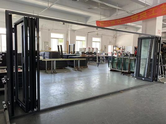 Design de porte de grille en aluminium pliable pour fenêtres et portes de taille personnalisée