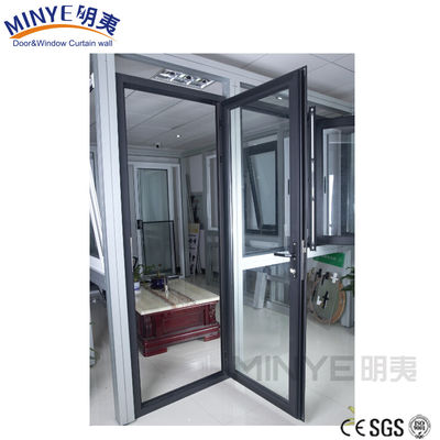 Portes d'entrée Profil en verre en aluminium Portes d'entrée pour appartements modernes et élégants