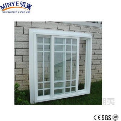 Couleurs personnalisées Style ouvert Couleur bois Grilles de fenêtre en aluminium Conception pour le style coulissant