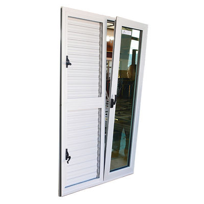 Entrée du hall principal Porte française en aluminium avec design moderne et efficacité énergétique