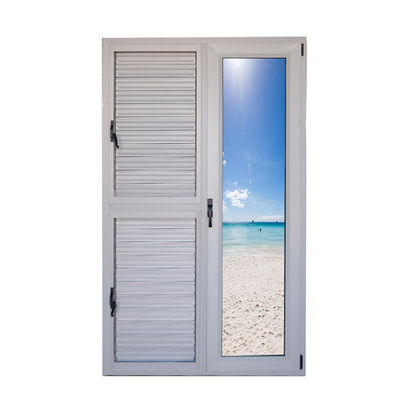 Entrée du hall principal Porte française en aluminium avec design moderne et efficacité énergétique