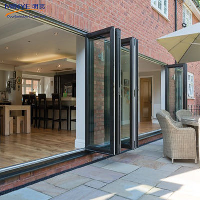 Garage à porte pliante à profil d'aluminium commercial avec une durabilité de longue durée