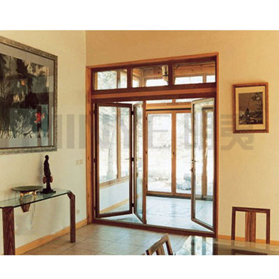 Garage à porte pliante à profil d'aluminium commercial avec une durabilité de longue durée
