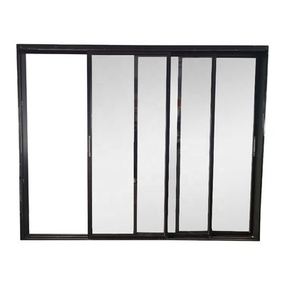 Porte coulissante en verre d'aluminium finie dans un style de design moderne pour la porte de patio de sécurité