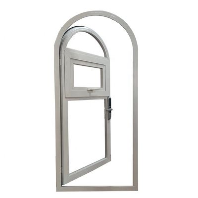 Porte en verre en aluminium en forme d'arche avec mot de passe
