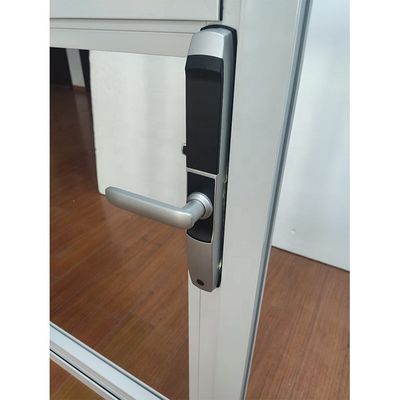 Porte en verre en aluminium en forme d'arche avec mot de passe