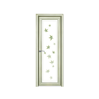 Porte de salle de bain en fibre de verre en alliage d'aluminium moderne avec un style de design moderne