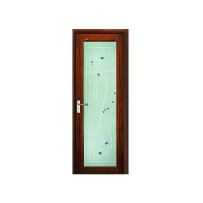 Porte de salle de bain en fibre de verre en alliage d'aluminium moderne avec un style de design moderne