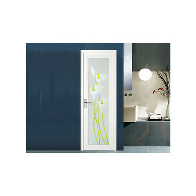 Porte de salle de bain en fibre de verre en alliage d'aluminium moderne avec un style de design moderne