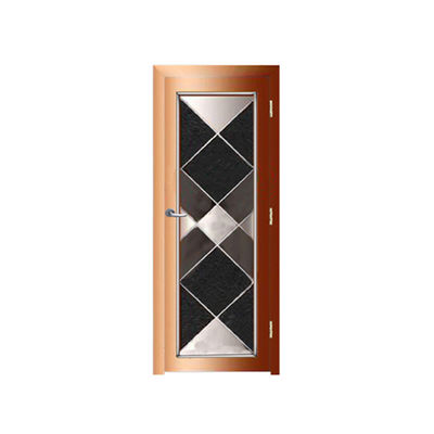 Porte de salle de bain en fibre de verre en alliage d'aluminium moderne avec un style de design moderne