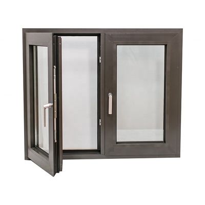 Plans de fenêtres de maison d'extrusion en aluminium pour les fenêtres de coffrage de couleur de profil blanc pour répondre