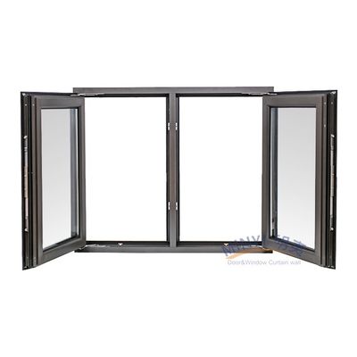Plans de fenêtres de maison d'extrusion en aluminium pour les fenêtres de coffrage de couleur de profil blanc pour répondre