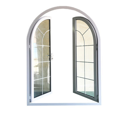 Personnalisation Porte française en alliage d'aluminium pour porte d'arc à porte de coffrage