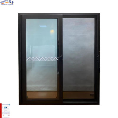 Maison résidentielle Porte coulissante en alliage d'aluminium étanchéité balcon résistant aux typhons